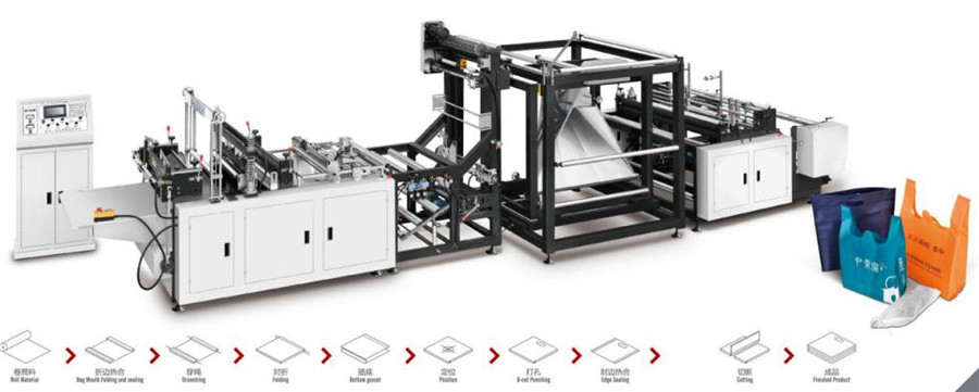 Multifunctional Non-woven Flat Bag Making Machine